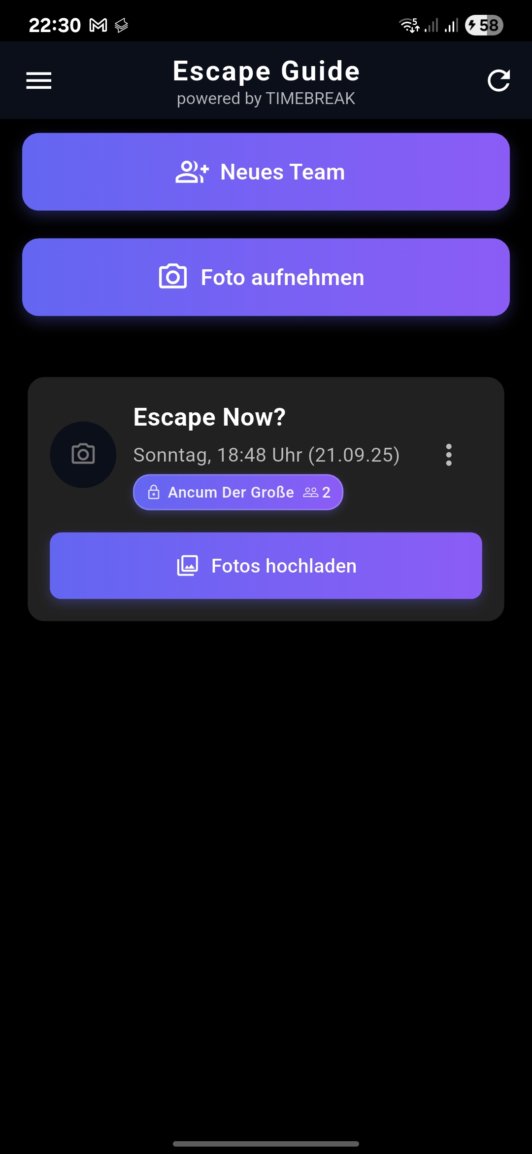Escape Guide Mobile App